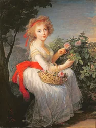 A bourbon-nápolyi Marie-Christine portréja (1779-1849)